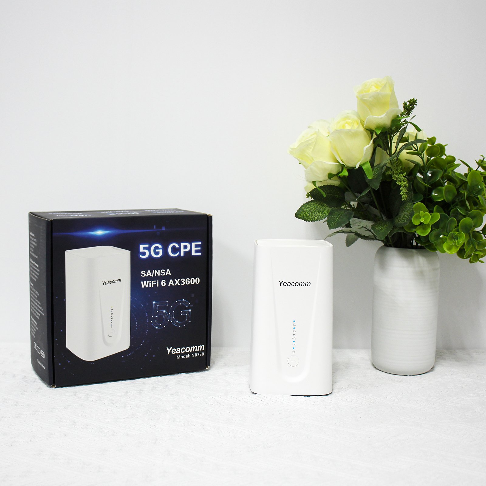 NR330 CE certification mobile 5g/LTE cpe pro wifi Yeacomm wifi6 router RV mobile modem Morocco Orange Maroc Telecom Inwi
